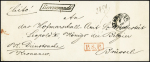 1869 (8 Nov.) Registered folded cover from the King