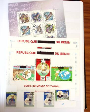 1970-2010, Jolie sélection de timbres neufs du monde,