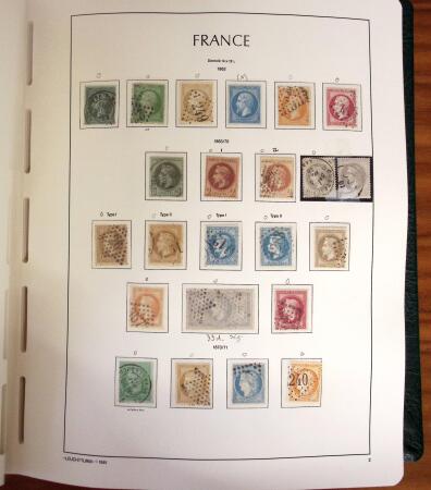 1849-1959, Collection comprenant le 33 Obl., 47, 48