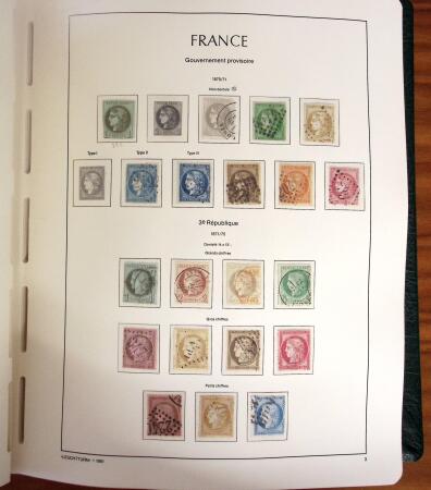 1849-1959, Collection comprenant le 33 Obl., 47, 48