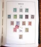 1849-1959, Collection comprenant le 33 Obl., 47, 48