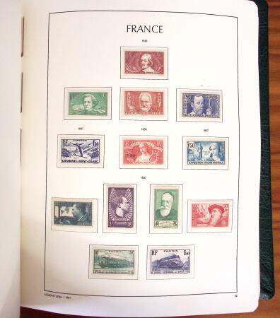 1849-1959, Collection comprenant le 33 Obl., 47, 48