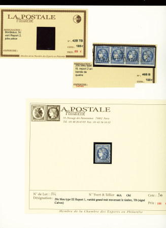 1849-1937, Collection étendue de timbres de France