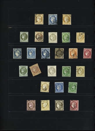 1849-1937, Collection étendue de timbres de France