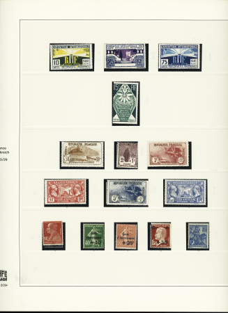 1849-1937, Collection étendue de timbres de France