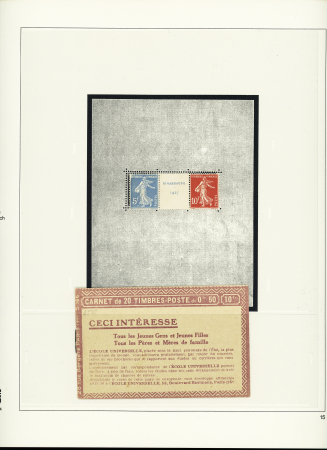 1849-1937, Collection étendue de timbres de France