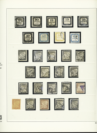 1849-1937, Collection étendue de timbres de France
