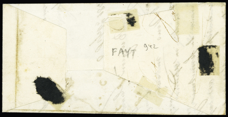 1841 (8 Sept) Folded cover to Seneffe bearing clear