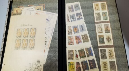 1960-2014, beau stock de timbres neufs avec faciale