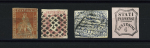 1852-77, Attractive mint and used selection on two