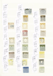 1852-77, Attractive mint and used selection on two