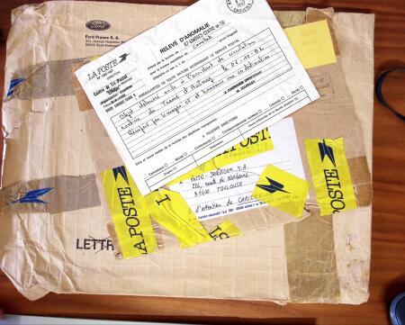 1988-1992, 4 lettres : 2 lettres détériorées par