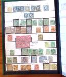 1849-1990, Collection de neufs et d'oblitérés débutant au N°1 Obl., 5Obl., 10* réimpression, avec de belles variétés de nuances, des paires, blocs, etc..