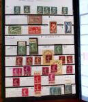 1849-1990, Collection de neufs et d'oblitérés débutant au N°1 Obl., 5Obl., 10* réimpression, avec de belles variétés de nuances, des paires, blocs, etc..