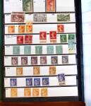 1849-1990, Collection de neufs et d'oblitérés débutant au N°1 Obl., 5Obl., 10* réimpression, avec de belles variétés de nuances, des paires, blocs, etc..