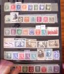 1849-1990, Collection de neufs et d'oblitérés débutant au N°1 Obl., 5Obl., 10* réimpression, avec de belles variétés de nuances, des paires, blocs, etc..