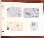 1849-1990, Collection de neufs et d'oblitérés débutant au N°1 Obl., 5Obl., 10* réimpression, avec de belles variétés de nuances, des paires, blocs, etc..