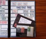 1849-1990, Collection de neufs et d'oblitérés débutant au N°1 Obl., 5Obl., 10* réimpression, avec de belles variétés de nuances, des paires, blocs, etc..