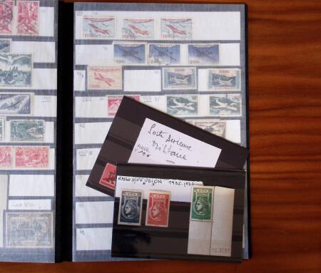 1849-1990, Collection de neufs et d'oblitérés débutant au N°1 Obl., 5Obl., 10* réimpression, avec de belles variétés de nuances, des paires, blocs, etc..