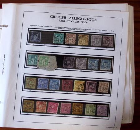 1849-2022, Collection de timbres de France en 11 albums