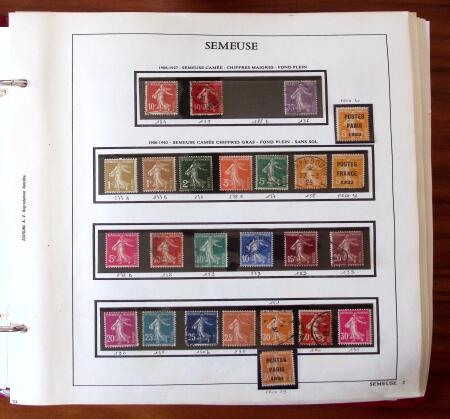 1849-2022, Collection de timbres de France en 11 albums