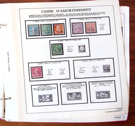 1849-2022, Collection de timbres de France en 11 albums