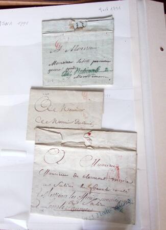 1693-1877, Exceptionnel ensemble de 363 documents en