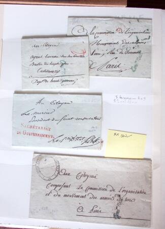 1693-1877, Exceptionnel ensemble de 363 documents en