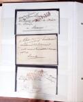 1693-1877, Exceptionnel ensemble de 363 documents en