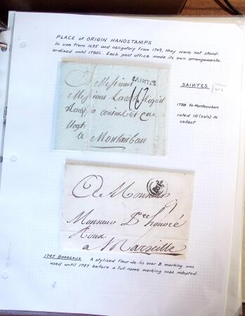 1698-1870, Histoire Postale, belle sélection de 127