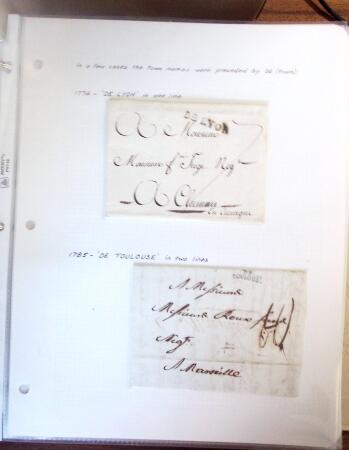 1698-1870, Histoire Postale, belle sélection de 127