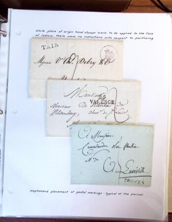 1698-1870, Histoire Postale, belle sélection de 127