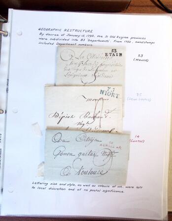 1698-1870, Histoire Postale, belle sélection de 127