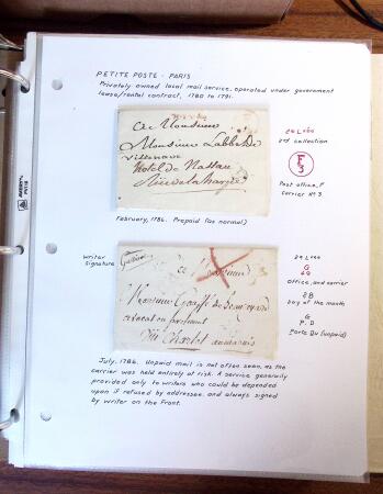 1698-1870, Histoire Postale, belle sélection de 127