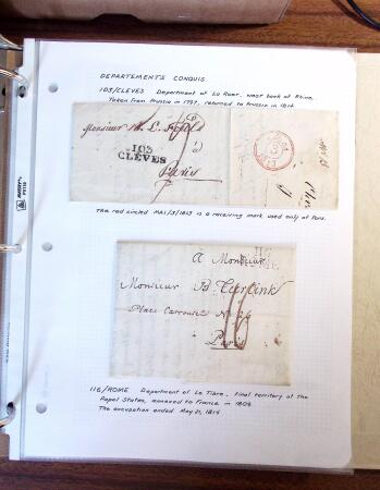 1698-1870, Histoire Postale, belle sélection de 127