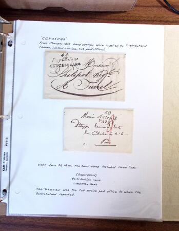 1698-1870, Histoire Postale, belle sélection de 127