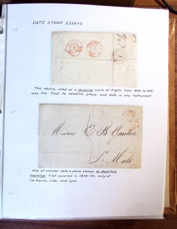 1698-1870, Histoire Postale, belle sélection de 127