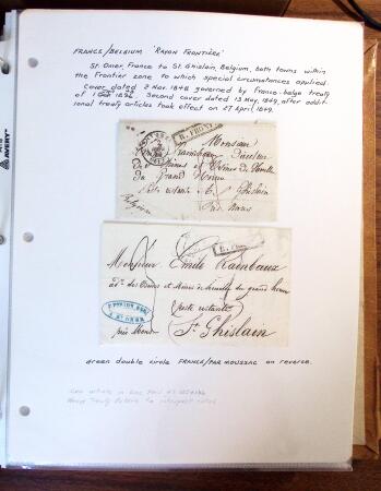 1698-1870, Histoire Postale, belle sélection de 127