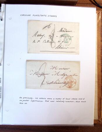 1698-1870, Histoire Postale, belle sélection de 127