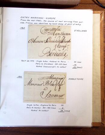 1698-1870, Histoire Postale, belle sélection de 127