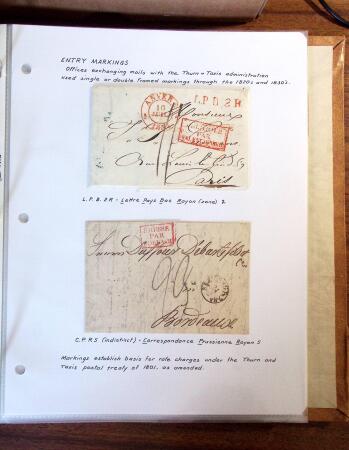 1698-1870, Histoire Postale, belle sélection de 127
