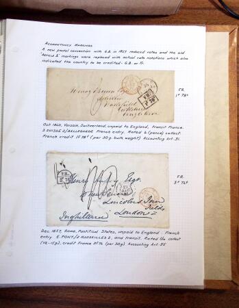1698-1870, Histoire Postale, belle sélection de 127