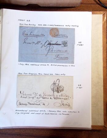 1698-1870, Histoire Postale, belle sélection de 127