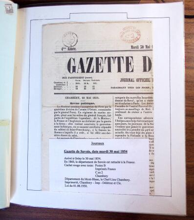 1848-71, Collection montée sur pages montrant 126
