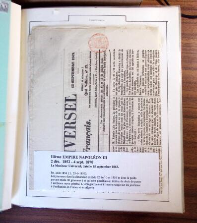 1848-71, Collection montée sur pages montrant 126