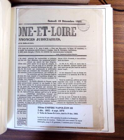 1848-71, Collection montée sur pages montrant 126