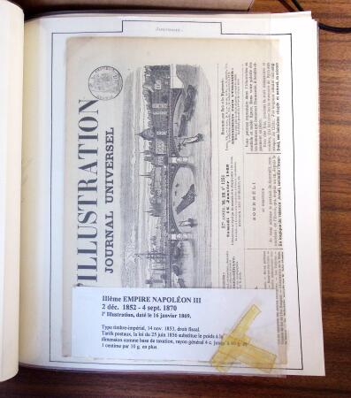 1848-71, Collection montée sur pages montrant 126