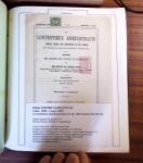 1848-71, Collection montée sur pages montrant 126