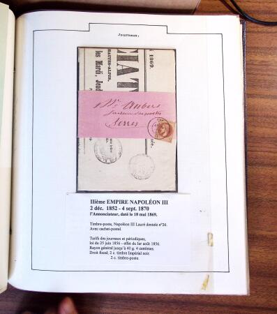 1848-71, Collection montée sur pages montrant 126