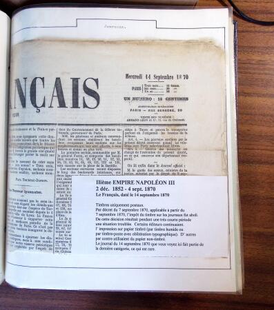 1848-71, Collection montée sur pages montrant 126
